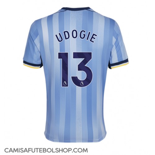 Camisa de time de futebol Tottenham Hotspur Destiny Udogie #13 Replicas 2º Equipamento 2024-25 Manga Curta